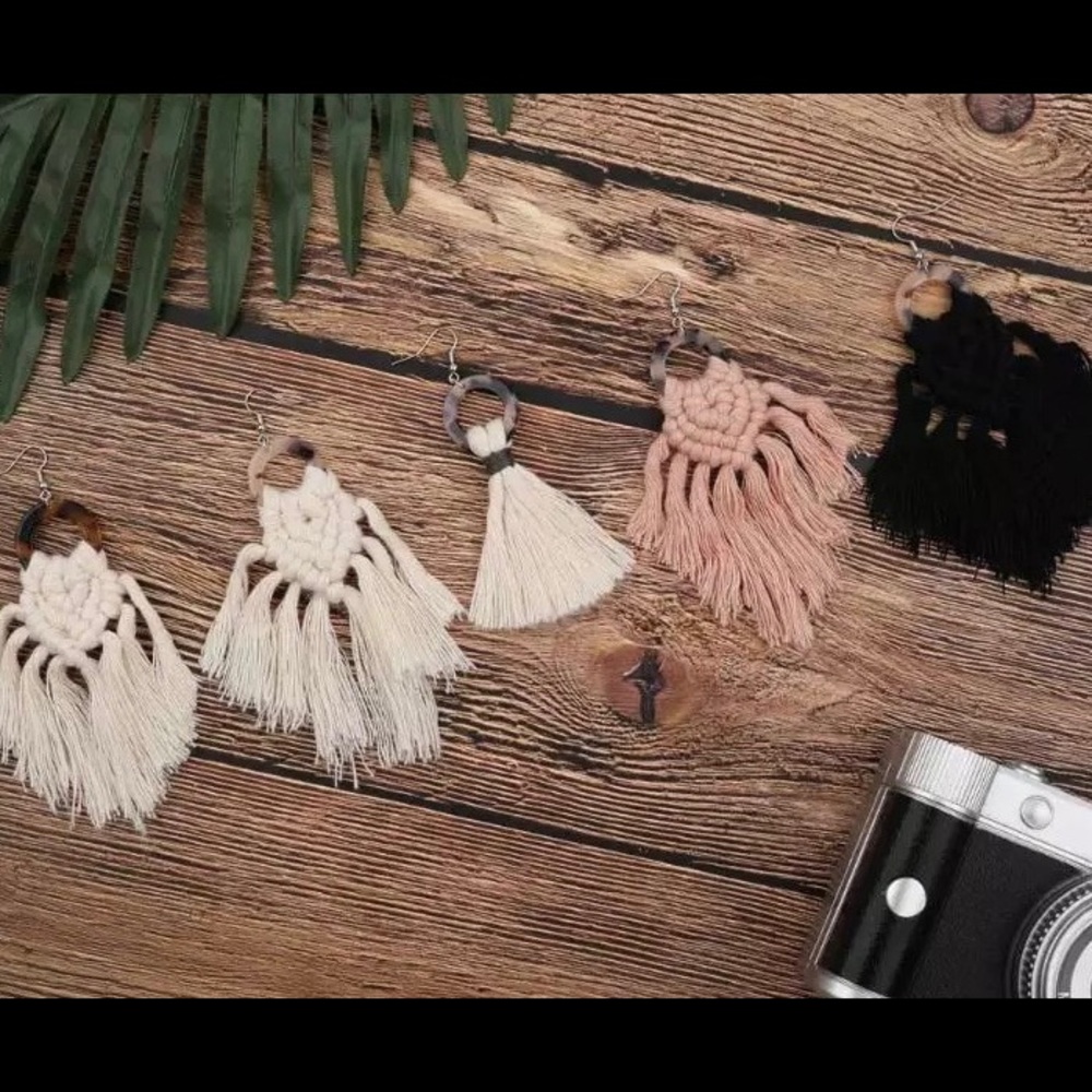 Macrame Earrings!